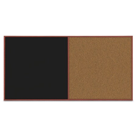 United Visual Products Enclosed Corkboard, 1 Door, 72"x48", 4" Fra, UV3419-BRONZE-PEARL UV3419-BRONZE-PEARL